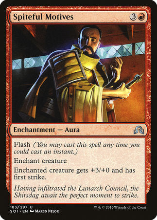 Spiteful Motives [Shadows over Innistrad] | Gate City Games LLC