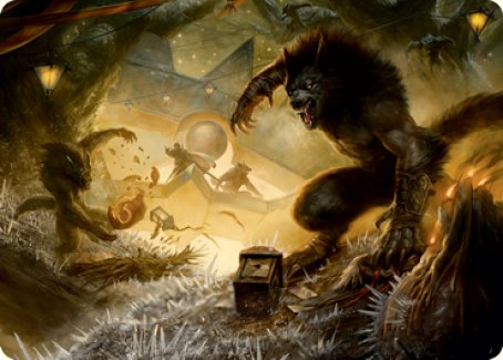 Storm the Festival Art Card [Innistrad: Midnight Hunt Art Series] | Gate City Games LLC
