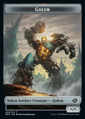 Powerstone // Golem Double-Sided Token [The Brothers' War Tokens] | Gate City Games LLC