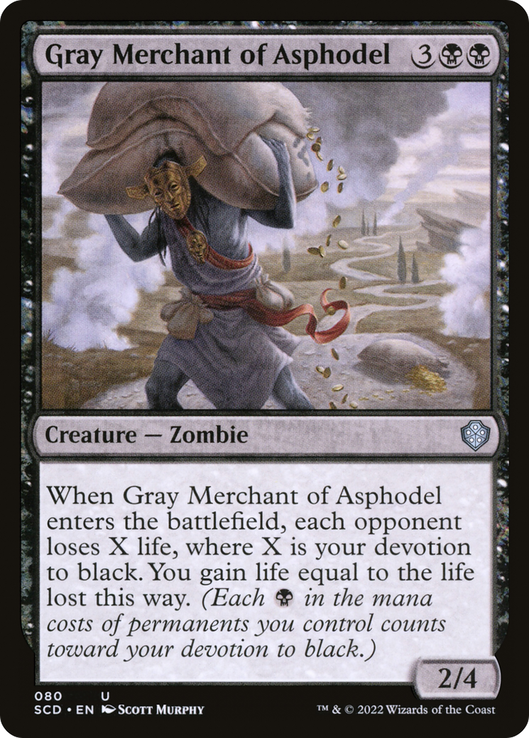 Gray Merchant of Asphodel [Starter Commander Decks] | Gate City Games LLC