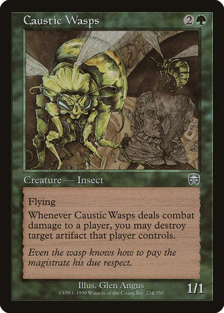 Caustic Wasps [Mercadian Masques] | Gate City Games LLC