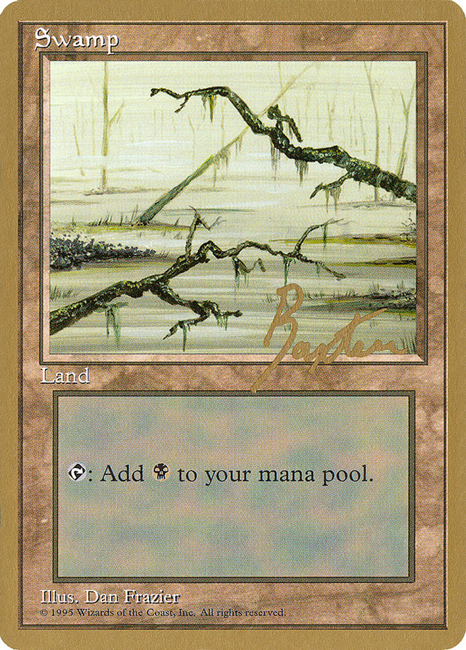 Swamp (gb371) (George Baxter) [Pro Tour Collector Set] | Gate City Games LLC