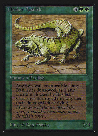 Thicket Basilisk (IE) [Intl. Collectors’ Edition] | Gate City Games LLC