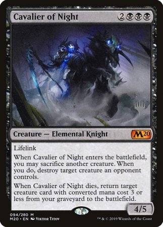 Cavalier of Night [Core Set 2020 Promos] | Gate City Games LLC