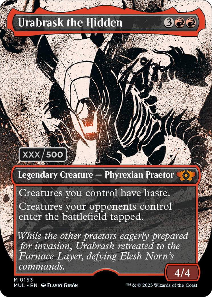 Urabrask the Hidden (Serialized) [Multiverse Legends] | Gate City Games LLC