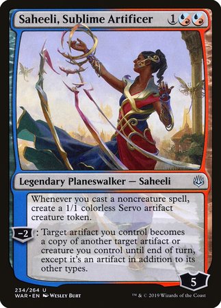Saheeli, Sublime Artificer [War of the Spark] | Gate City Games LLC