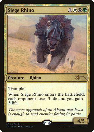 Siege Rhino [Magic Origins Clash Pack] | Gate City Games LLC