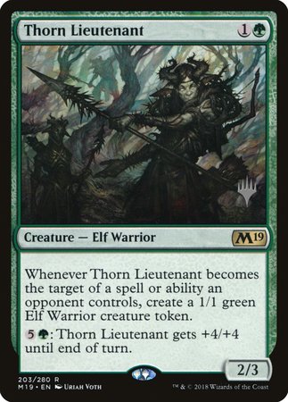 Thorn Lieutenant [Core Set 2019 Promos] | Gate City Games LLC