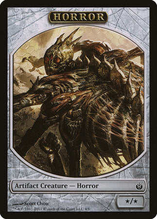 Horror Token [Mirrodin Besieged Tokens] | Gate City Games LLC