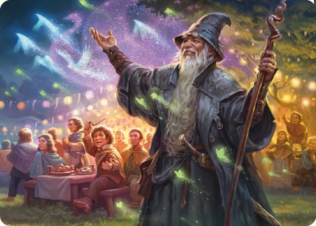 Gandalf, Friend of the Shire Art Card [The Lord of the Rings: Tales of Middle-earth Art Series] | Gate City Games LLC