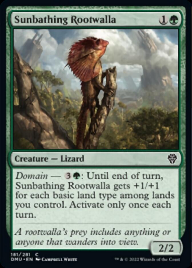 Sunbathing Rootwalla [Dominaria United] | Gate City Games LLC