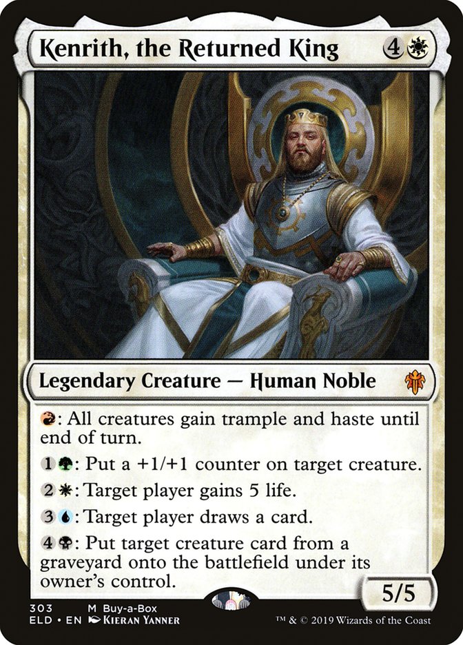 Kenrith, the Returned King (Buy-A-Box) [Throne of Eldraine Promos] | Gate City Games LLC