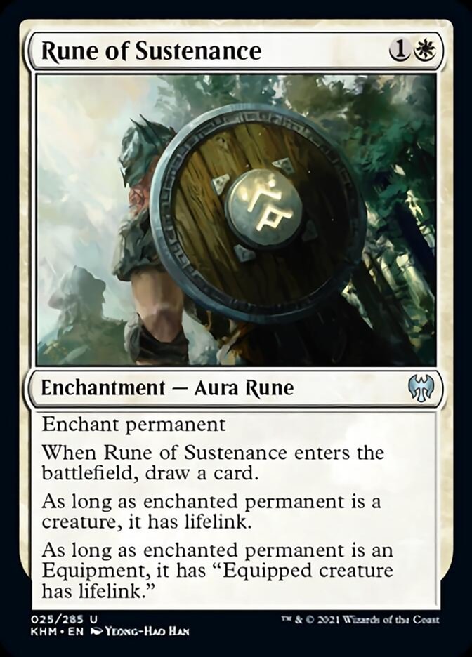 Rune of Sustenance [Kaldheim] | Gate City Games LLC