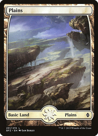 Plains (251) - Full Art [Battle for Zendikar] | Gate City Games LLC