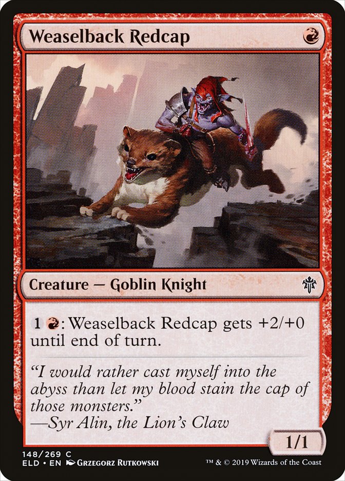 Weaselback Redcap [Throne of Eldraine] | Gate City Games LLC