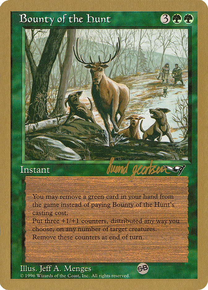 Bounty of the Hunt (Svend Geertsen) (SB) [World Championship Decks 1997] | Gate City Games LLC