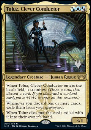 Toluz, Clever Conductor (Promo Pack) [Streets of New Capenna Promos] | Gate City Games LLC