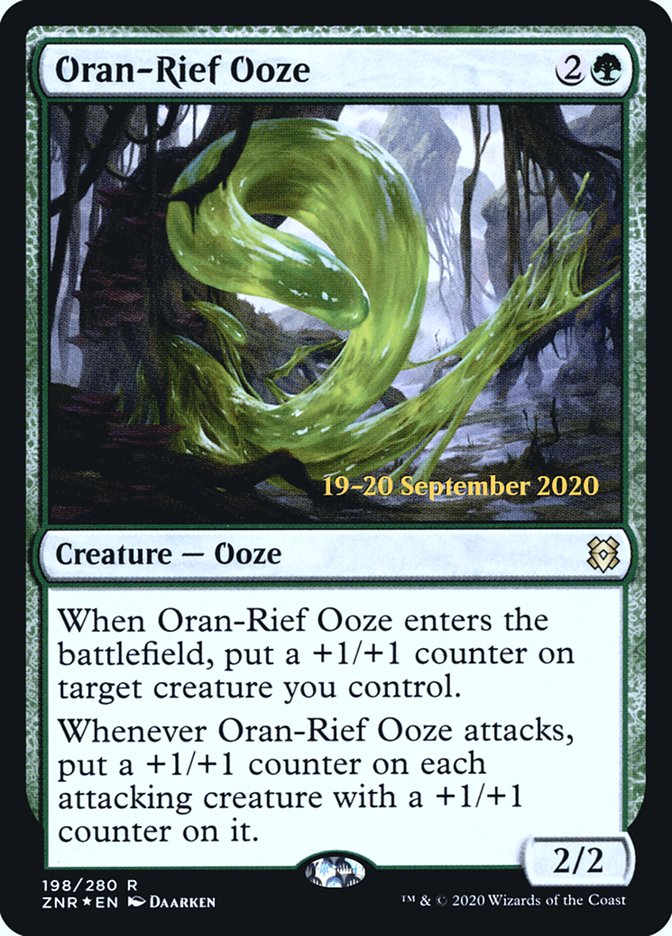 Oran-Rief Ooze  [Zendikar Rising Prerelease Promos] | Gate City Games LLC