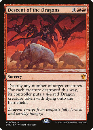 Descent of the Dragons [Dragons of Tarkir] | Gate City Games LLC