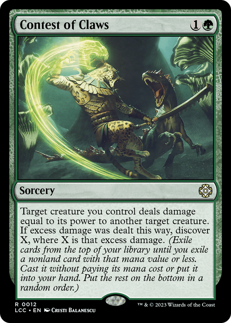 Contest of Claws [The Lost Caverns of Ixalan Commander] | Gate City Games LLC
