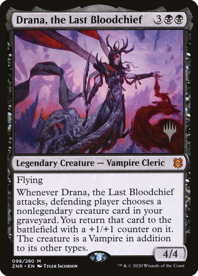 Drana, the Last Bloodchief (Promo Pack) [Zendikar Rising Promos] | Gate City Games LLC