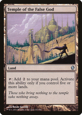 Temple of the False God [Commander 2013] | Gate City Games LLC