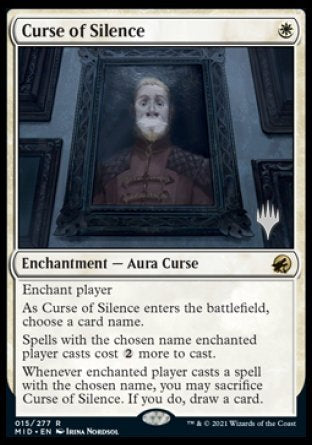Curse of Silence (Promo Pack) [Innistrad: Midnight Hunt Promos] | Gate City Games LLC