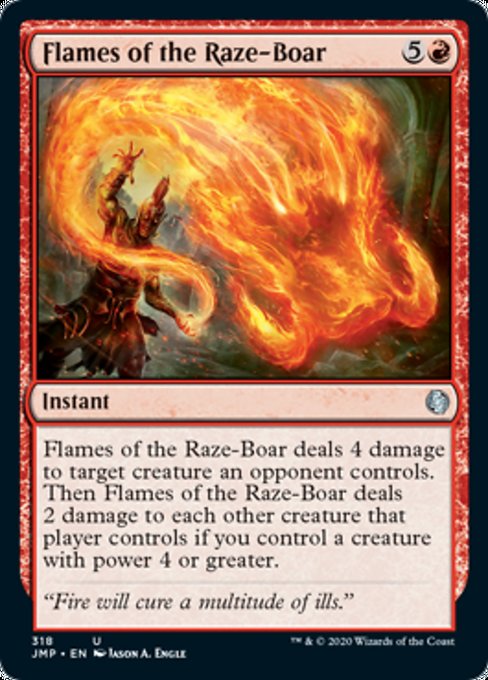 Flames of the Raze-Boar [Jumpstart] | Gate City Games LLC