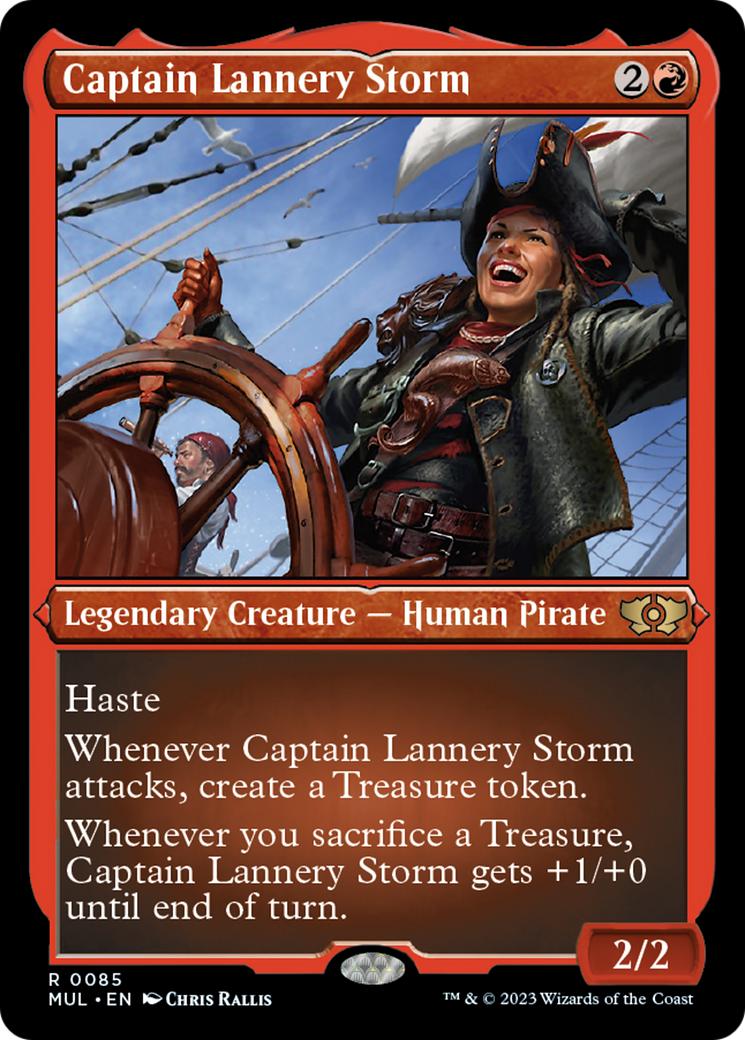Captain Lannery Storm (Foil Etched) [Multiverse Legends] | Gate City Games LLC