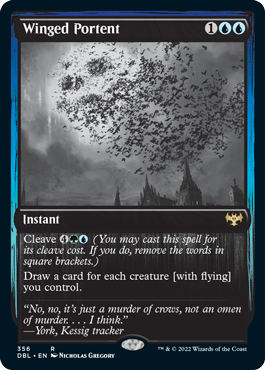 Winged Portent [Innistrad: Double Feature] | Gate City Games LLC