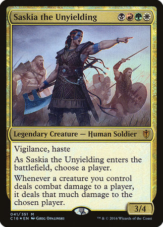 Saskia the Unyielding [Commander 2016] | Gate City Games LLC