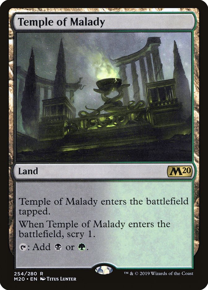 Temple of Malady [Core Set 2020] | Gate City Games LLC