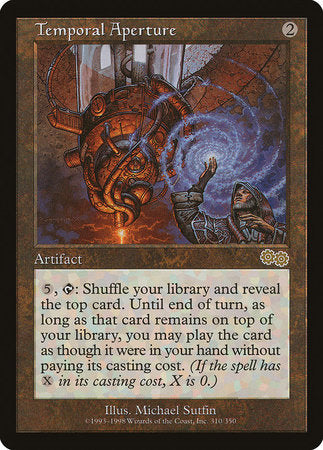 Temporal Aperture [Urza's Saga] | Gate City Games LLC