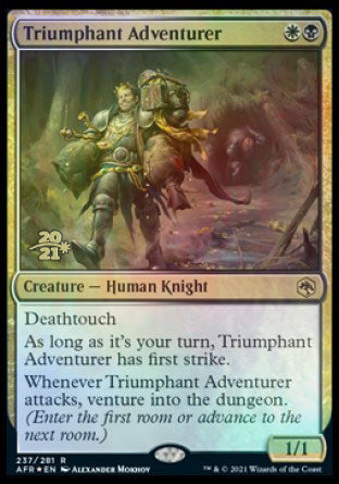 Triumphant Adventurer [Dungeons & Dragons: Adventures in the Forgotten Realms Prerelease Promos] | Gate City Games LLC