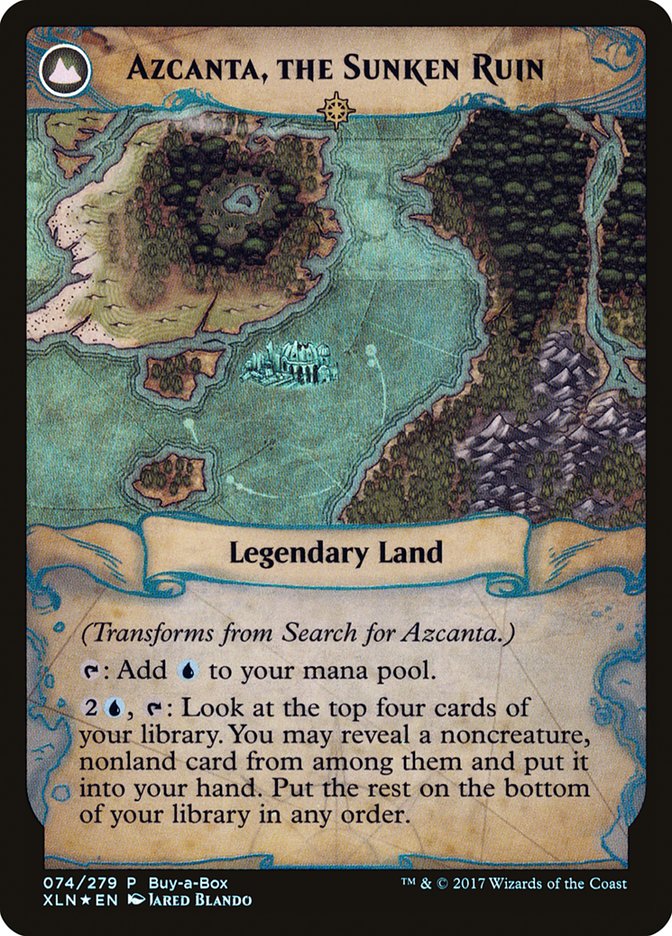 Search for Azcanta // Azcanta, the Sunken Ruin (Buy-A-Box) [Ixalan Treasure Chest] | Gate City Games LLC