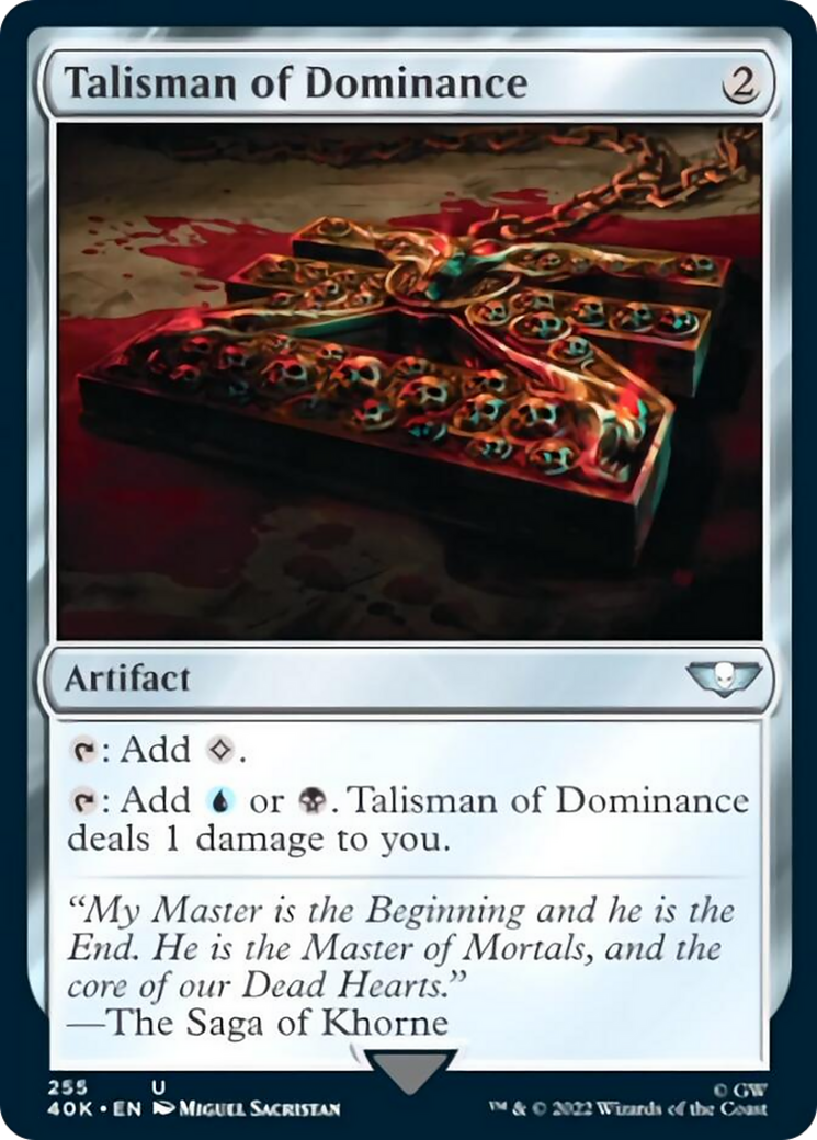 Talisman of Dominance (255) [Universes Beyond: Warhammer 40,000] | Gate City Games LLC