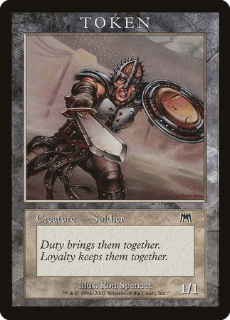 Soldier Token (Onslaught) [Magic Player Rewards 2002] | Gate City Games LLC