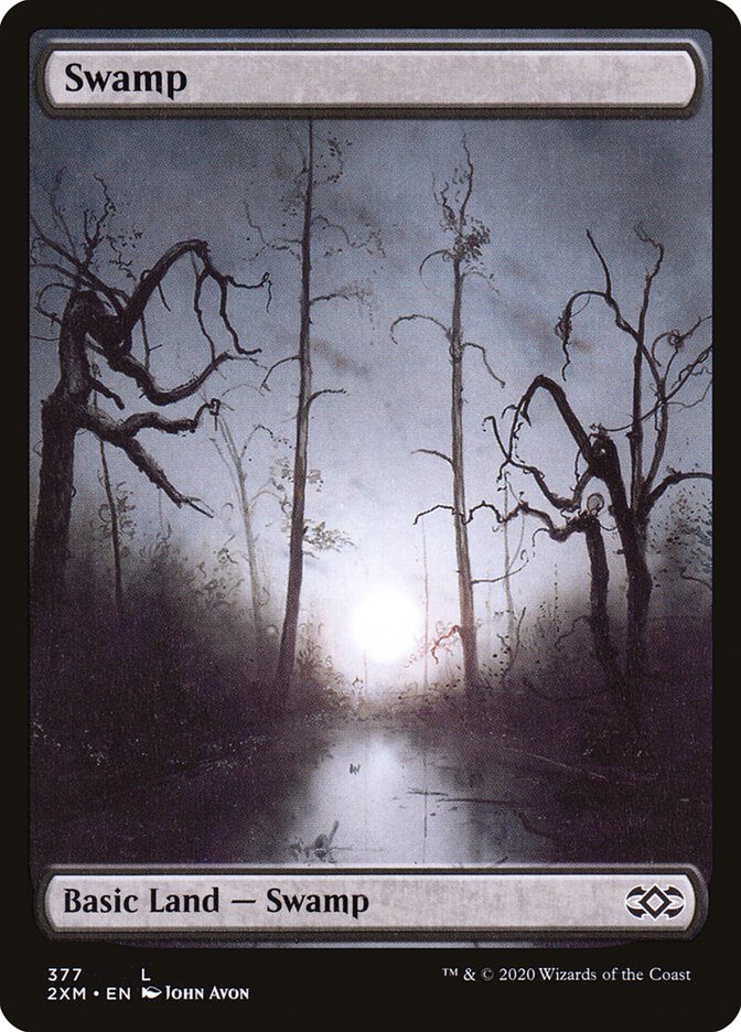 Swamp (377) [Double Masters] | Gate City Games LLC