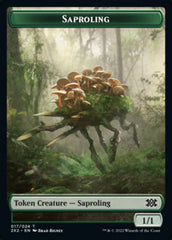 Saproling // Angel Double-sided Token [Double Masters 2022 Tokens] | Gate City Games LLC