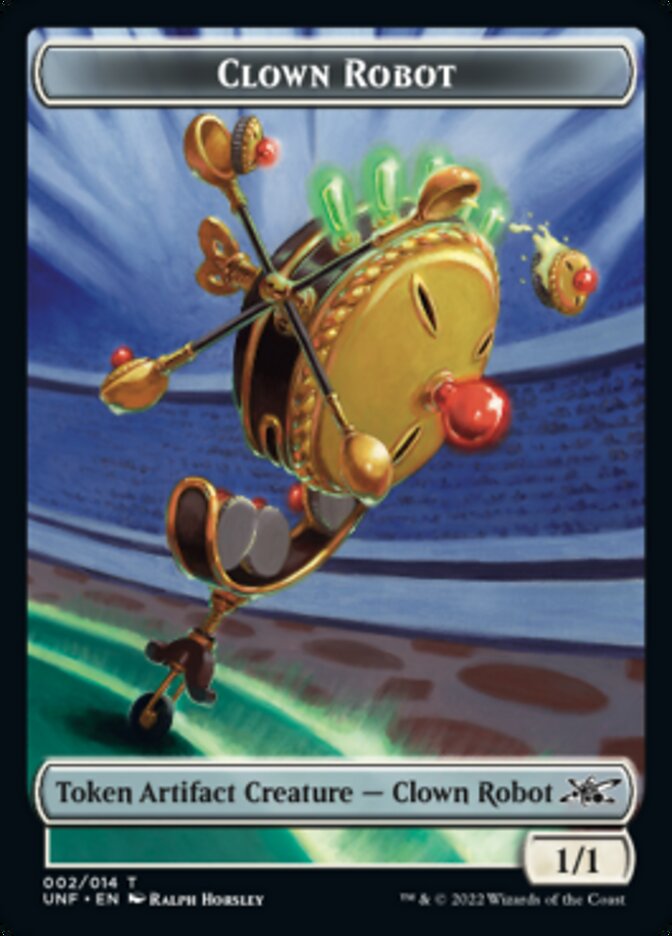 Clown Robot (002) Token [Unfinity Tokens] | Gate City Games LLC