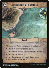 Conqueror's Galleon // Conqueror's Foothold (Buy-A-Box) [Ixalan Treasure Chest] | Gate City Games LLC