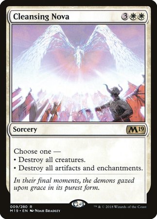 Cleansing Nova [Core Set 2019] | Gate City Games LLC