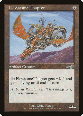 Flowstone Thopter [Nemesis] | Gate City Games LLC