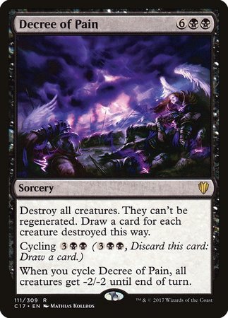 Decree of Pain [Commander 2017] | Gate City Games LLC