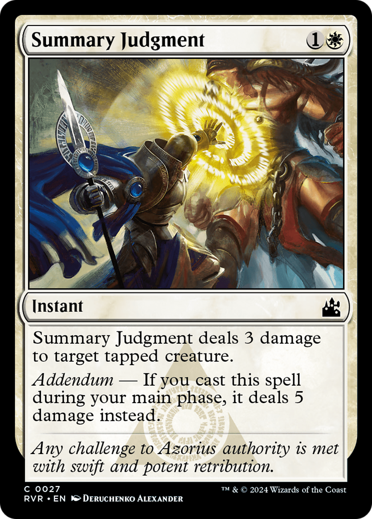 Summary Judgment [Ravnica Remastered] | Gate City Games LLC