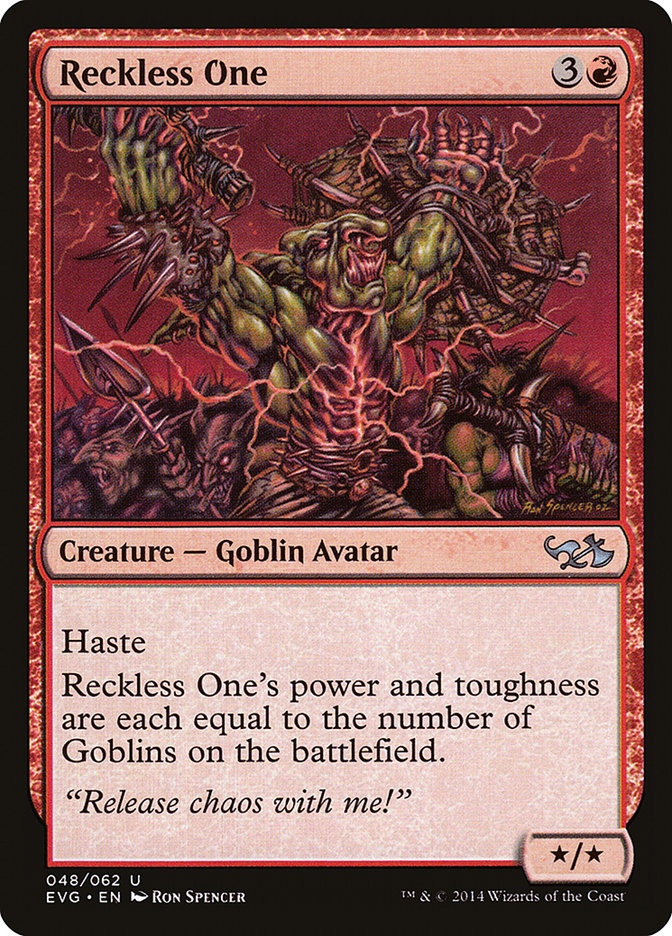 Reckless One (Elves vs. Goblins) [Duel Decks Anthology] | Gate City Games LLC
