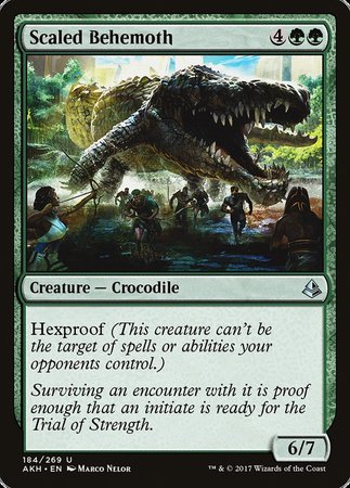 Scaled Behemoth [Amonkhet] | Gate City Games LLC