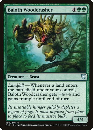 Baloth Woodcrasher [Commander 2018] | Gate City Games LLC