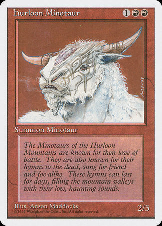 Hurloon Minotaur [Fourth Edition] | Gate City Games LLC