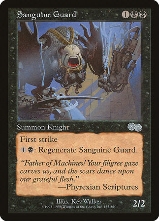 Sanguine Guard [Urza's Saga] | Gate City Games LLC